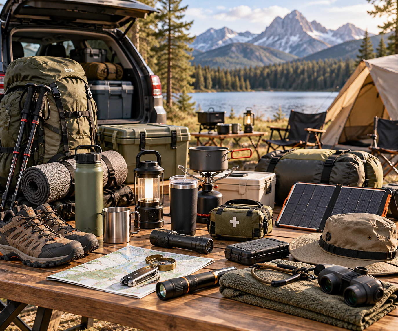 Outdoor and travel product sourcing examples